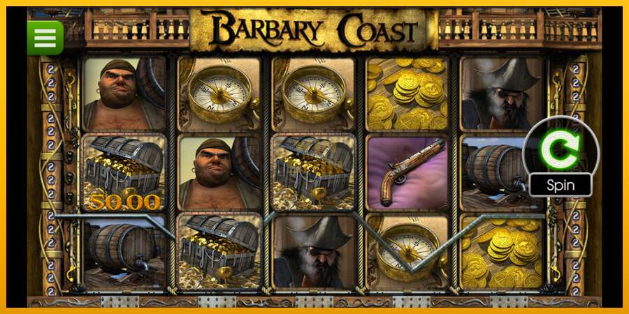 Barbary Coast dirua lortzeko joko-makina, irudia 2