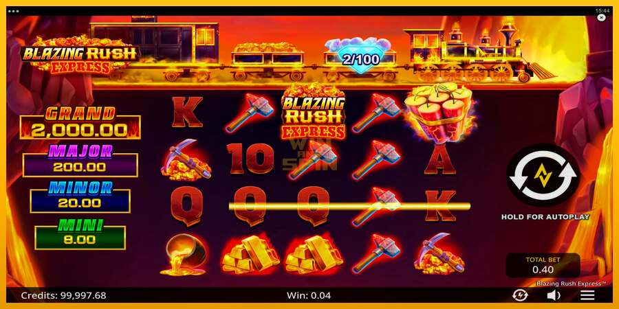 Blazing Rush Express dirua lortzeko joko-makina, irudia 4