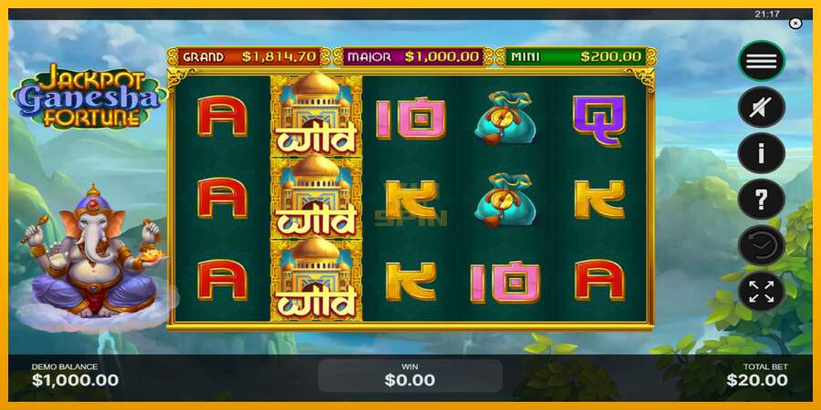 Jackpot Ganesha Fortune dirua lortzeko joko-makina, irudia 2