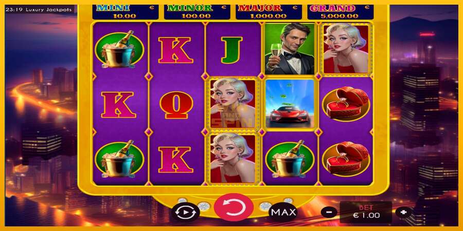 Luxury Jackpots dirua lortzeko joko-makina, irudia 1