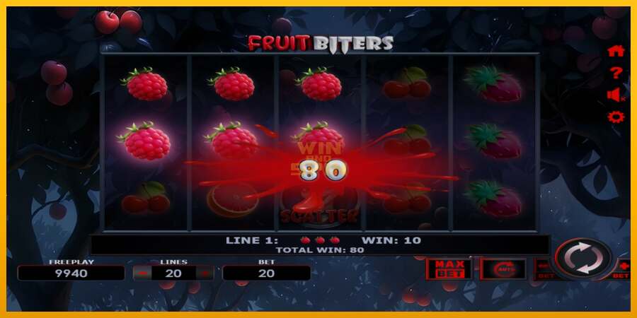 Fruit Biters dirua lortzeko joko-makina, irudia 2