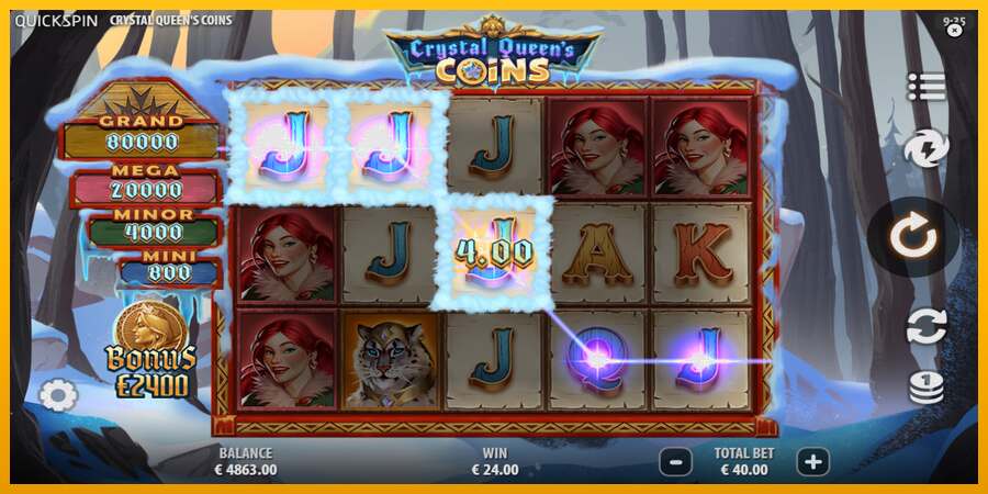 Crystal Queens Coins dirua lortzeko joko-makina, irudia 4