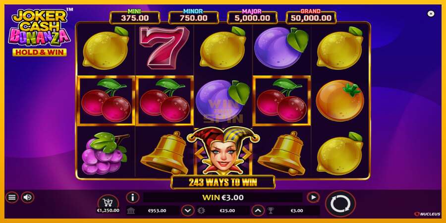 Joker Cash Bonanza - Hold & Win dirua lortzeko joko-makina, irudia 2