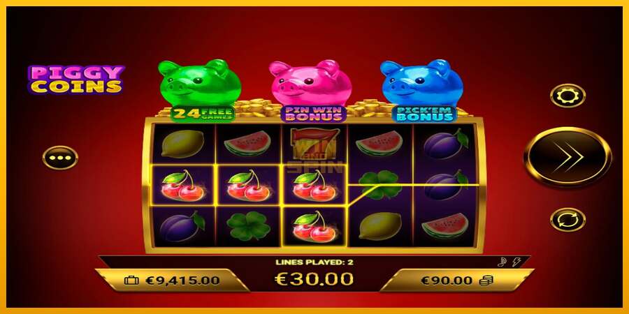 Piggy Coins dirua lortzeko joko-makina, irudia 4