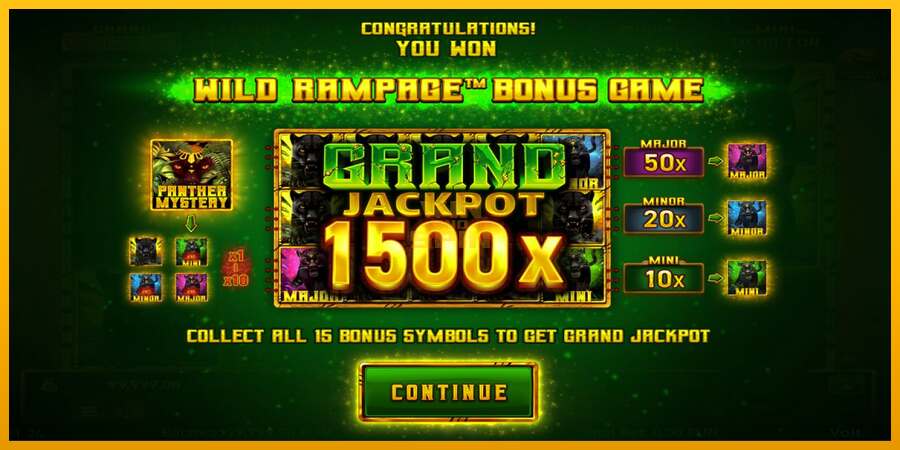 Mighty Wild: Panther Grand Gold Edition Halloween Jackpots dirua lortzeko joko-makina, irudia 3