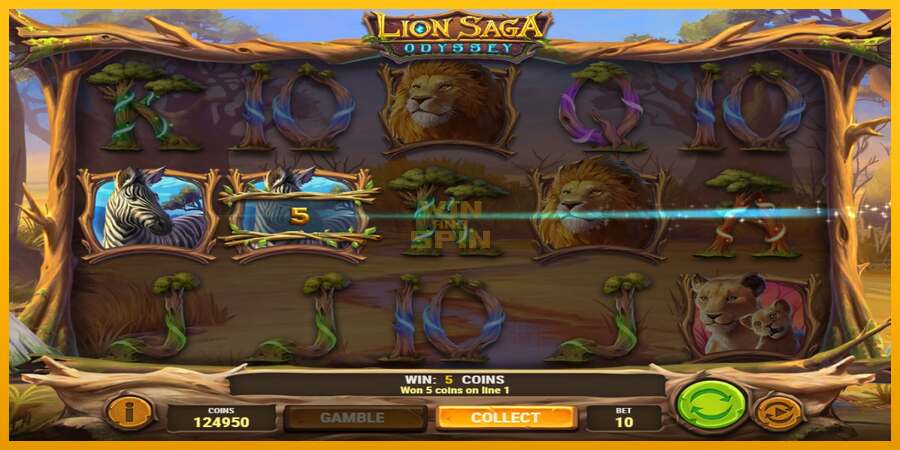 Lion Saga Odyssey dirua lortzeko joko-makina, irudia 2