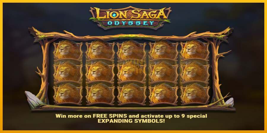 Lion Saga Odyssey dirua lortzeko joko-makina, irudia 3