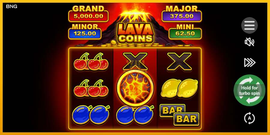 Lava Coins dirua lortzeko joko-makina, irudia 2