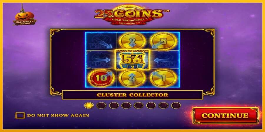 25 Coins Halloween Jackpots dirua lortzeko joko-makina, irudia 1