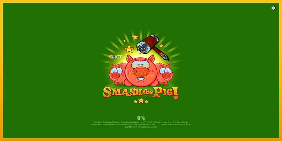 Smash the Pig dirua lortzeko joko-makina, irudia 1