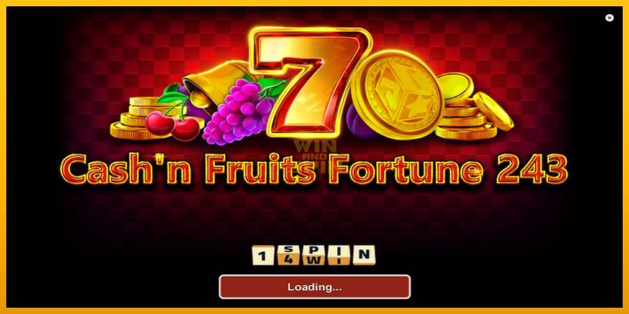 Cashn Fruits Fortune 243 dirua lortzeko joko-makina, irudia 1