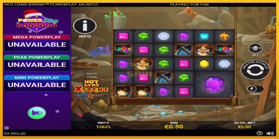 Hot Gems Xtreme PowerPlay Jackpot dirua lortzeko joko-makina, irudia 2