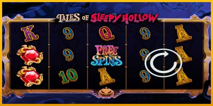 Tales of Sleepy Hollow dirua lortzeko joko-makina, irudia 1