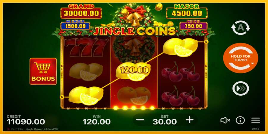 Jingle Coins dirua lortzeko joko-makina, irudia 3