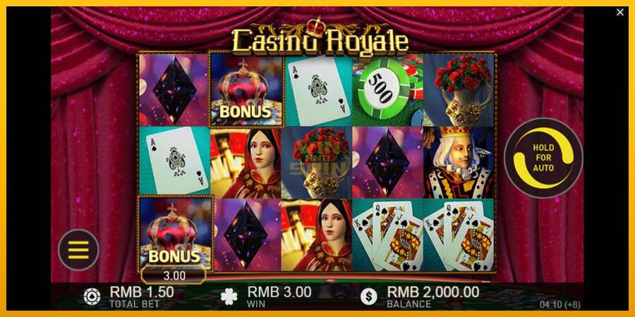 Casino Royale dirua lortzeko joko-makina, irudia 1