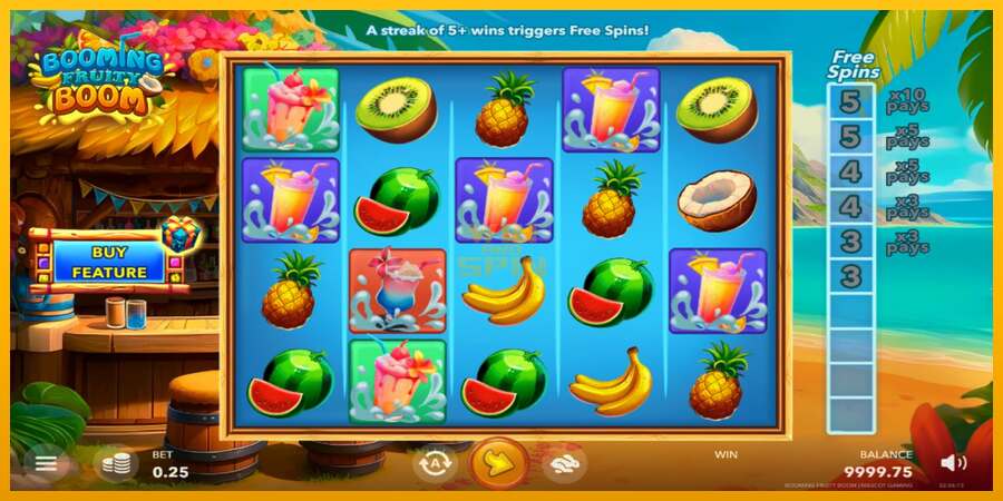 Booming Fruity Boom dirua lortzeko joko-makina, irudia 2