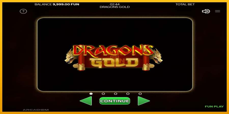 Dragons Gold dirua lortzeko joko-makina, irudia 1